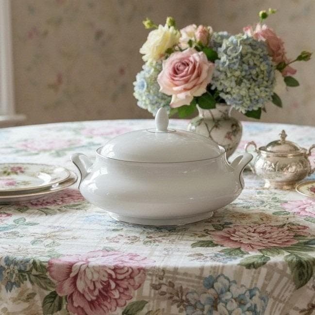 Royal Doulton Amulet Covered Vegetable Bowl, Fine Bone China, Round Serving Dish