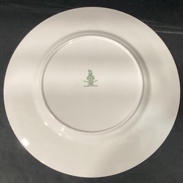 Royal Doulton China - Amulet - Set of 4 White Floral Dinner Plates - Thumbnail 4