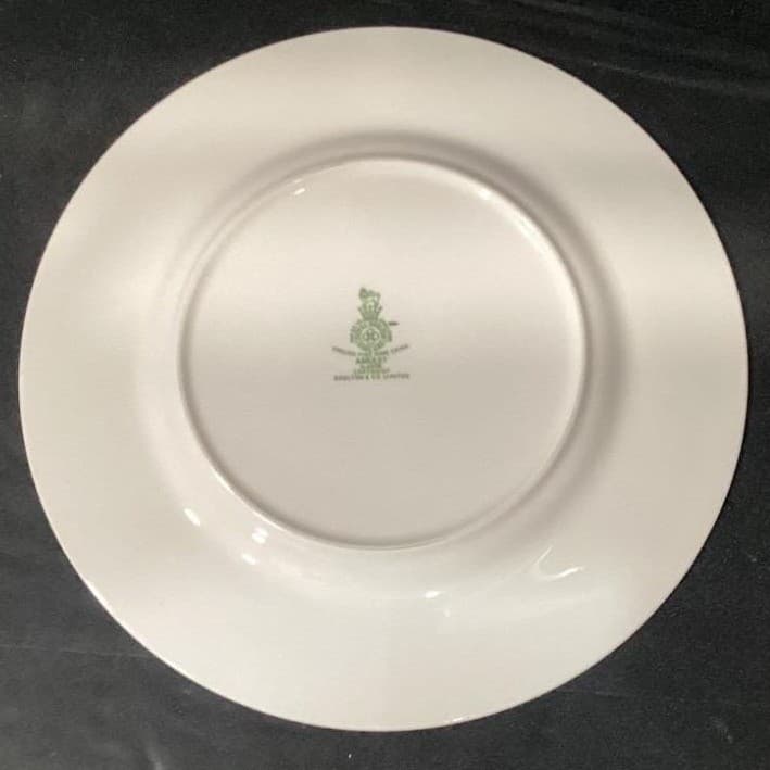 Royal Doulton Amulet Salad Plates, Set of 2, White Floral Bone China Dinnerware - Thumbnail 4