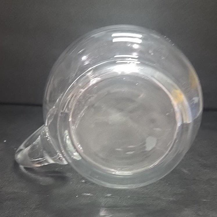 Princess House Heritage Crystal Pitcher, Vtg Floral Etched Glass, Beverage Jug - Thumbnail 8