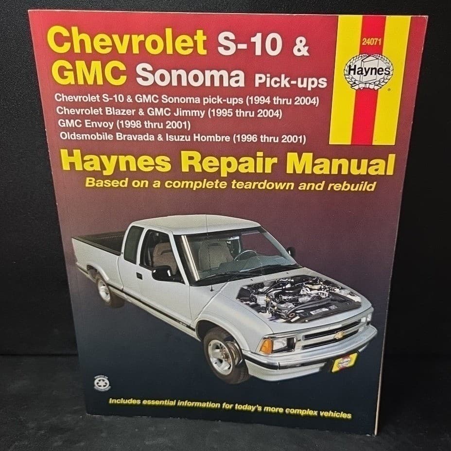 Haynes Repair Manual Chevrolet S10 GMC Sonoma Blazer Jimmy 1994-2004 24071 - Thumbnail 2