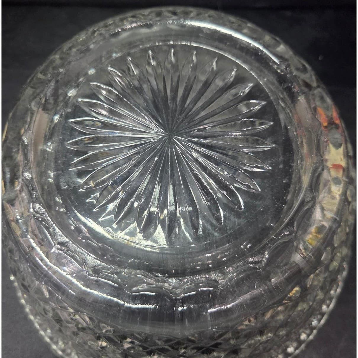 Anchor Hocking Wexford Serving Bowl, Vintage Clear Glassware, Table Centerpiece - Thumbnail 11