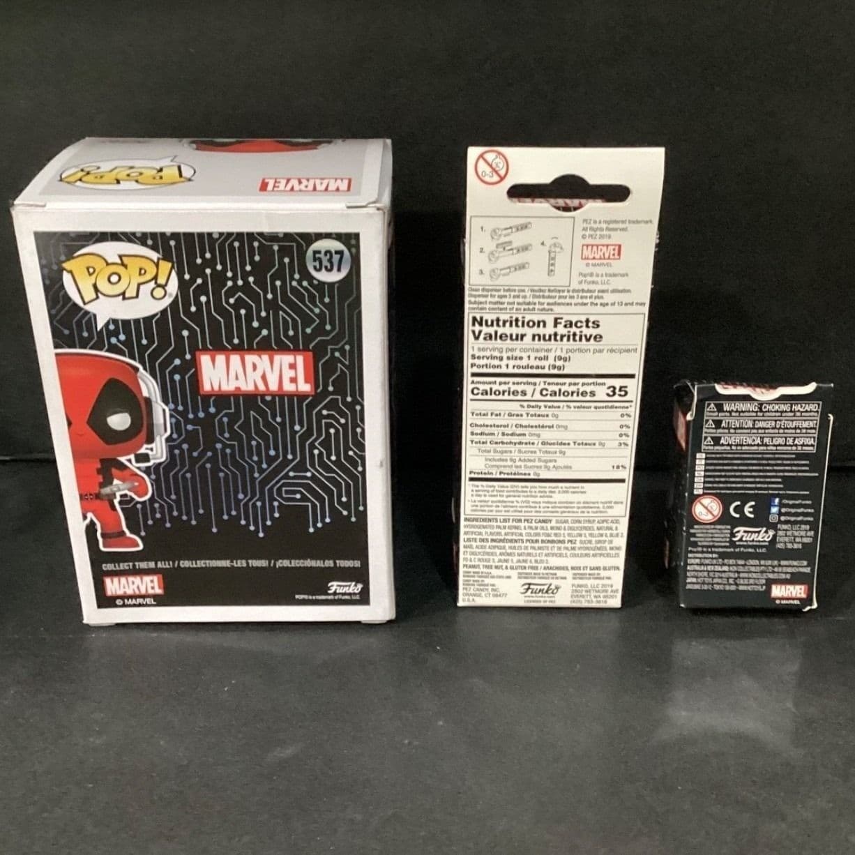 Marvel Deadpool Gamer Funko Pop 537 Pez Dispenser & Miles Morales Keychain Set - Thumbnail 5