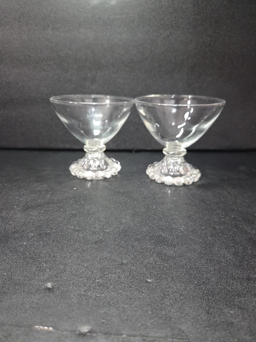 Anchor Hocking Berwick Boopie Champagne Glasses, Set of 2, Clear Sherbet Glasses - Thumbnail 2