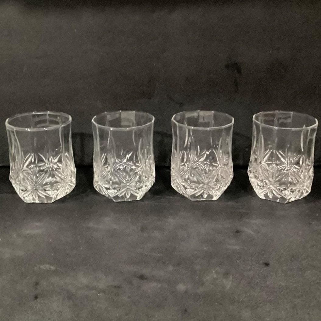 Set of 4 Cristal D'Arques Durand Brighton Double Old Fashion Glasses - Thumbnail 9