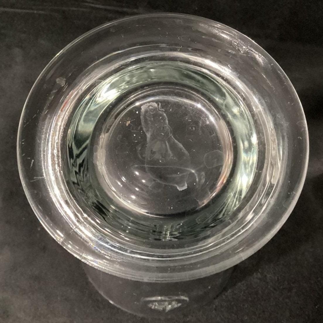Lot of 2 La Rochere France Fleur De Lis Lys Tumblers Glass Barware Vintage - Thumbnail 5