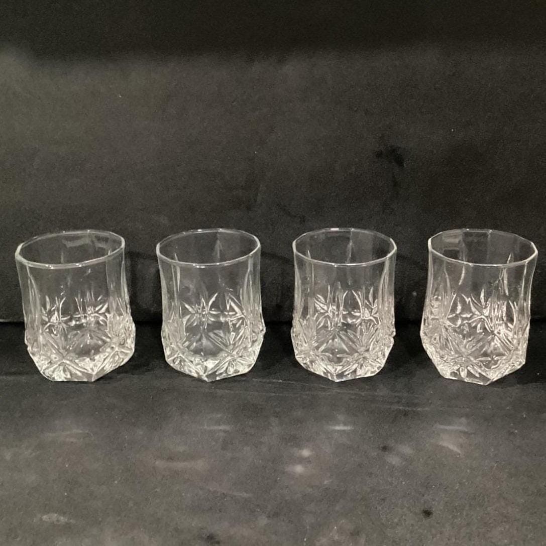 Set of 4 Cristal D'Arques Durand Brighton Double Old Fashion Glasses - Thumbnail 7