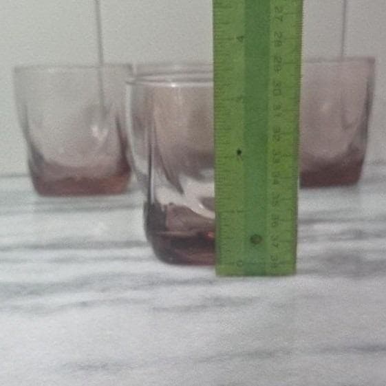 Libbey Imperial Plum Old Fashioned Glasses, Set of 4 Drape Style Whiskey Tumbler - Thumbnail 2
