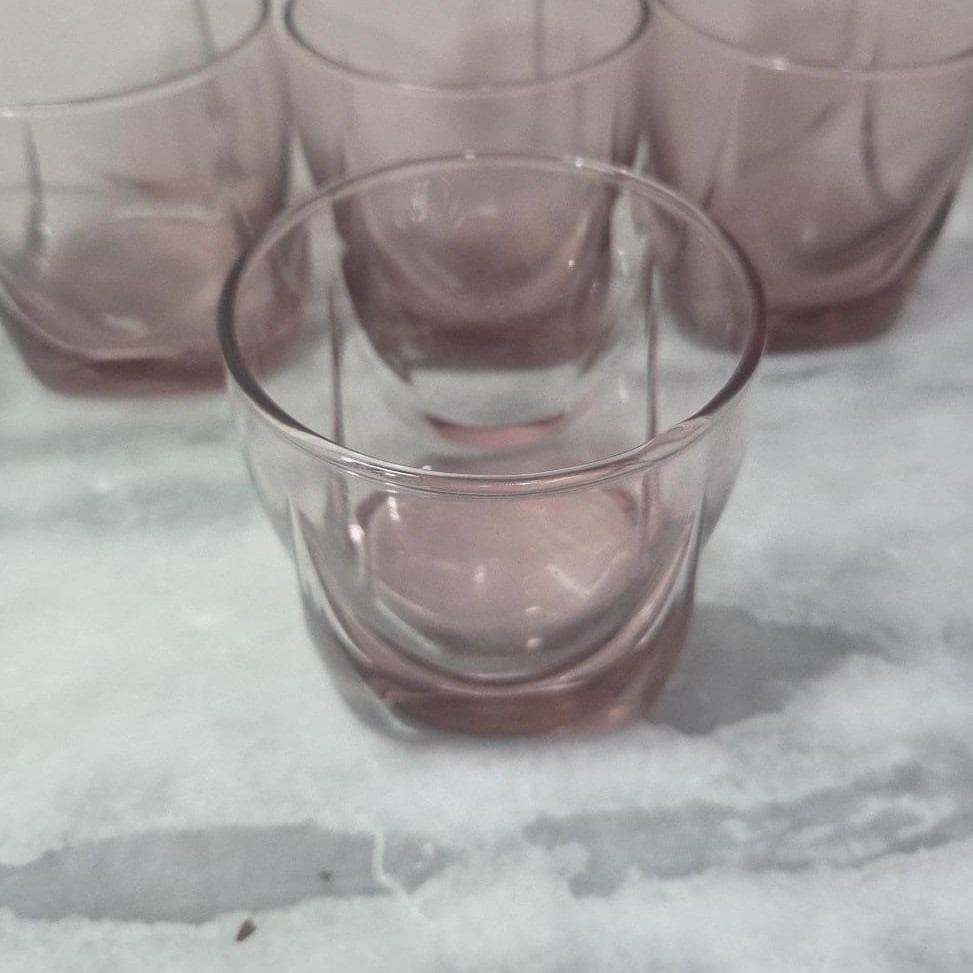 Libbey Imperial Plum Old Fashioned Glasses, Set of 4 Drape Style Whiskey Tumbler - Thumbnail 6