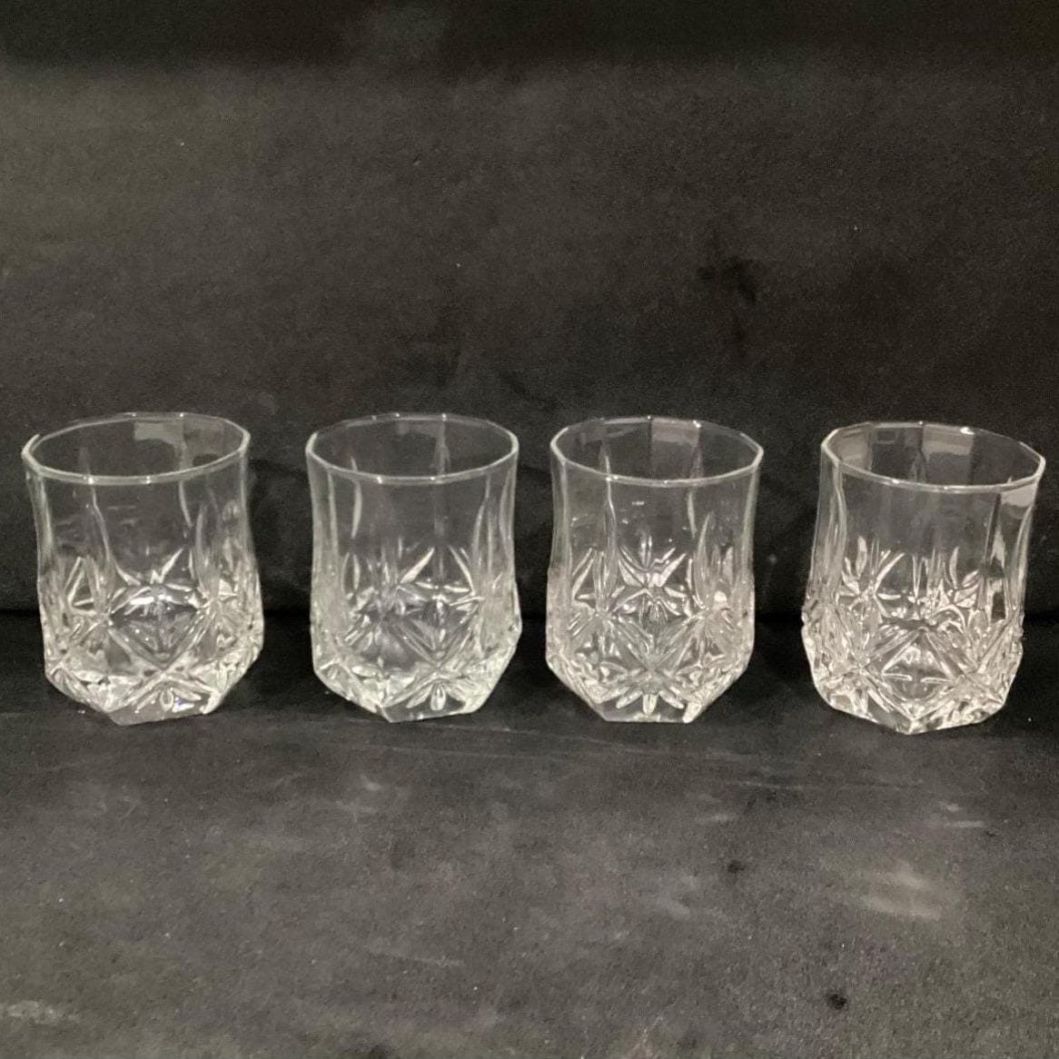 Set of 4 Cristal D'Arques Durand Brighton Double Old Fashion Glasses - Thumbnail 11