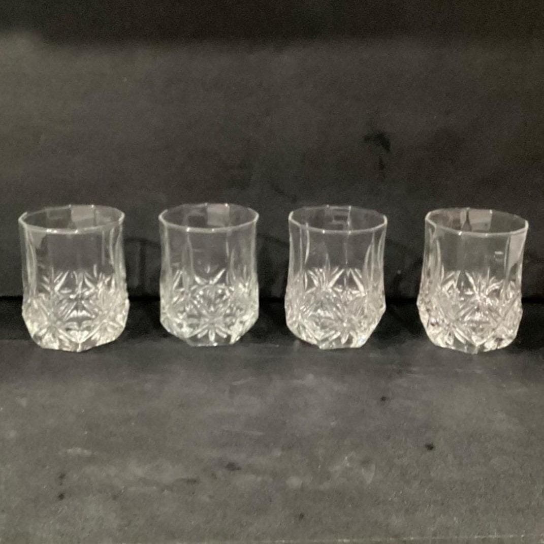 Set of 4 Cristal D'Arques Durand Brighton Double Old Fashion Glasses - Thumbnail 8
