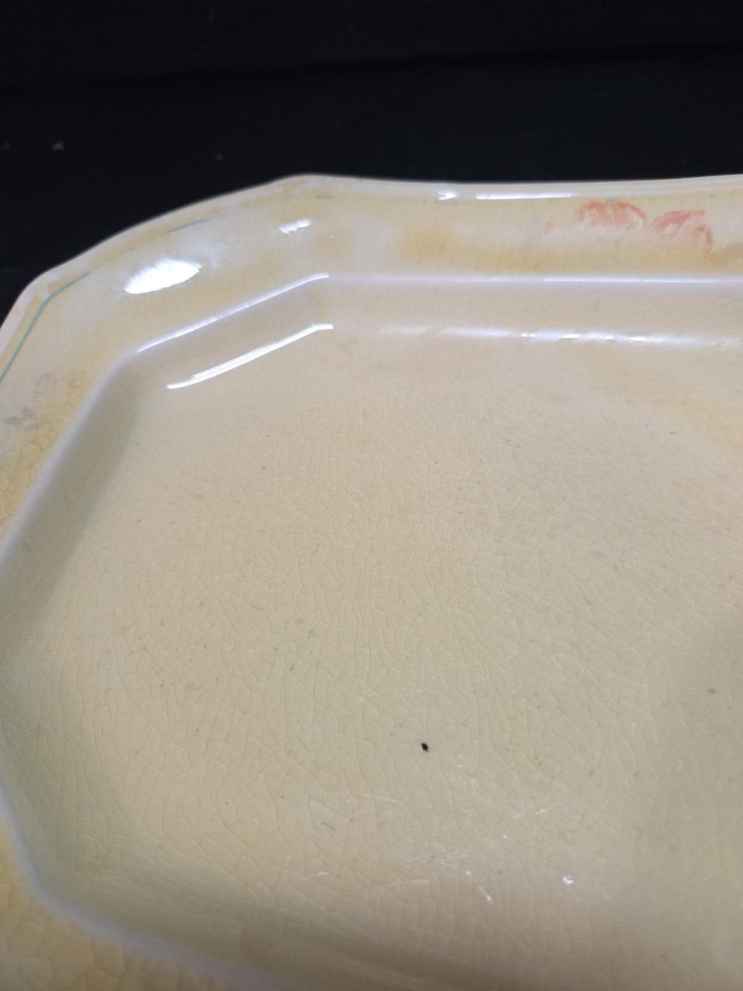 Edwin Knowles Madrid Floral Serving Platter, Vintage Replacement China Tableware - Thumbnail 3