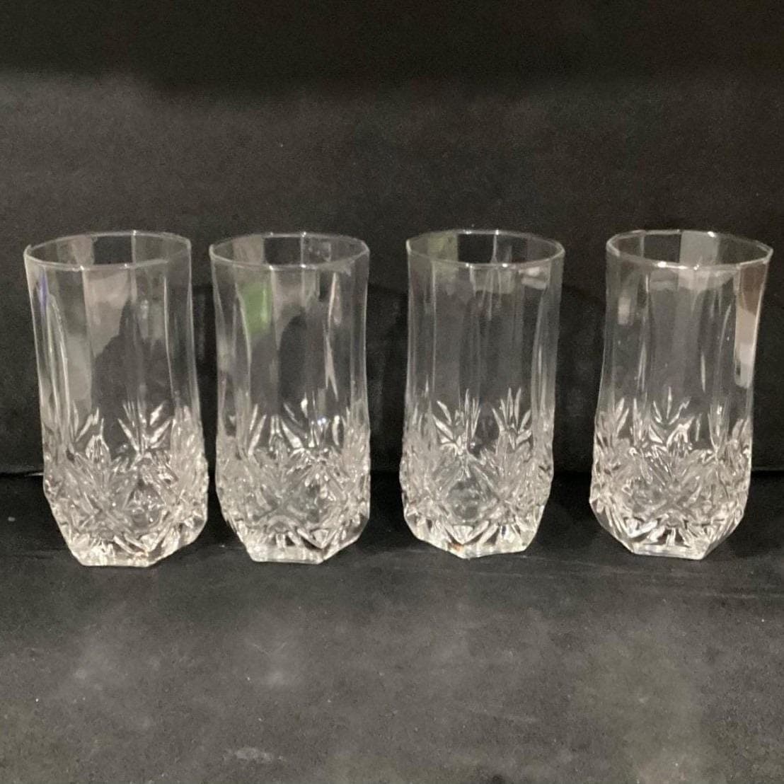 Cristal d' Arques Brighton Crystal 16oz Highball Tumbler Glasses Set of 4 - Thumbnail 9