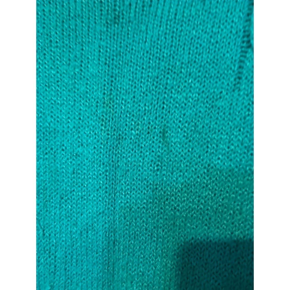Stamford Classics Teal Green Knit Sweater, Vintage Women's Medium Pullover - Thumbnail 7