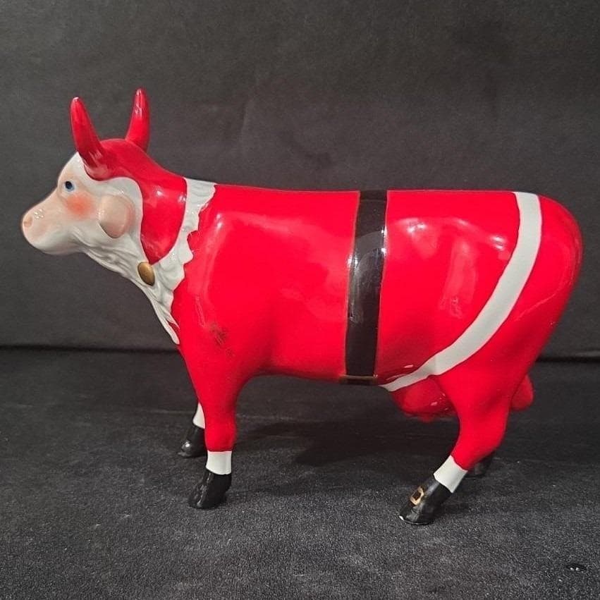 Cow Parade Santa Cow Figurine, Westland Giftware, Collectible #9208, No Box/Tag - Thumbnail 6