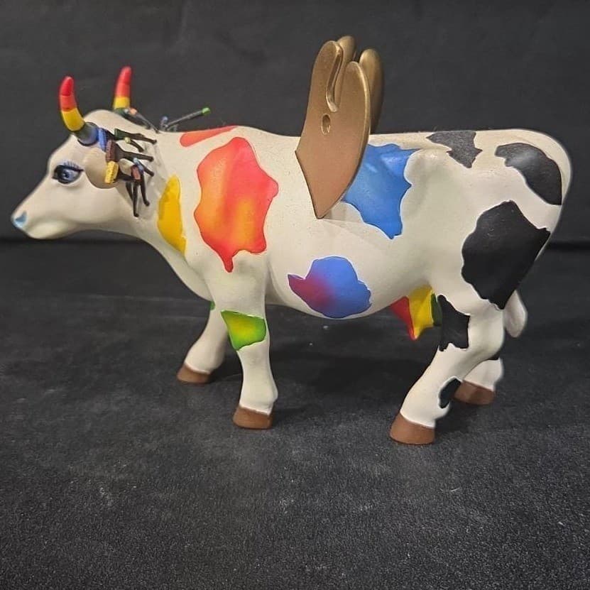 Cow Parade Mythic Art Cow Goddess Figurine, Westland Giftware, #7292, No Box/Tag - Thumbnail 6