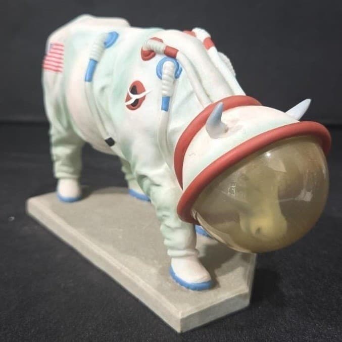 Cow Parade Moooooonwalk Figurine, Westland Giftware, Statue #9120, No Box/ Tag - Thumbnail 3