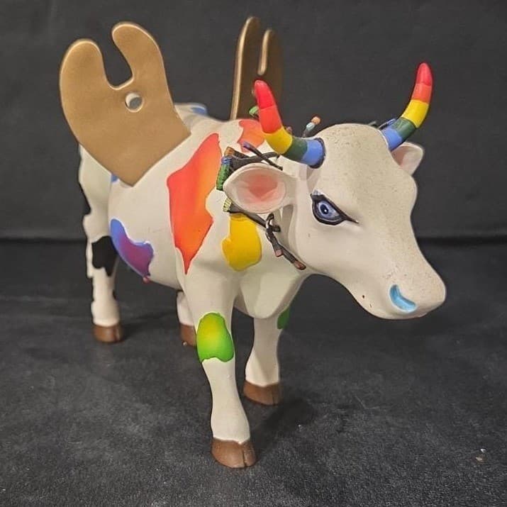 Cow Parade Mythic Art Cow Goddess Figurine, Westland Giftware, #7292, No Box/Tag - Thumbnail 3