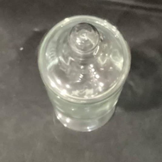 Princess House Heritage Apothecary Jar, Footed Candy Dish, Etched Container - Thumbnail 3