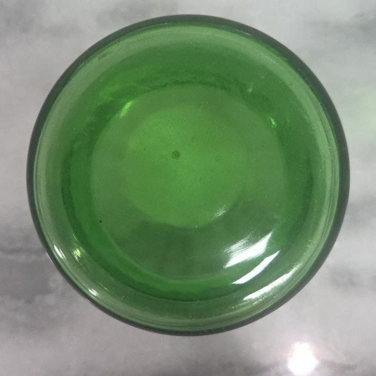 Anchor Hocking Emerald Green Vase, Vintage Ribbed Swirl Glass, MCM Home Accent - Thumbnail 8