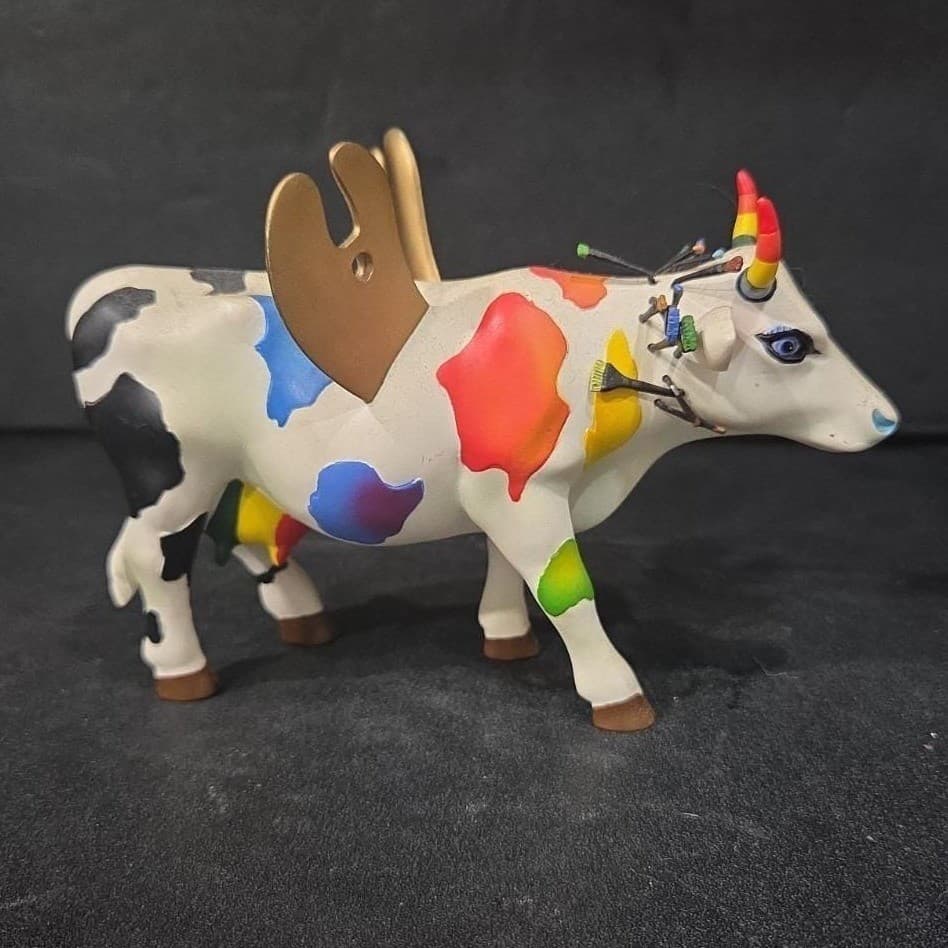 Cow Parade Mythic Art Cow Goddess Figurine, Westland Giftware, #7292, No Box/Tag - Thumbnail 4