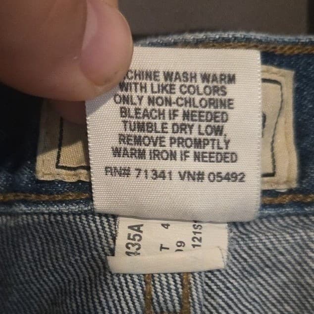 LL Bean Natural Fit Blue Denim Straight Leg Jeans, Men's 46x32, Medium Wash - Thumbnail 8