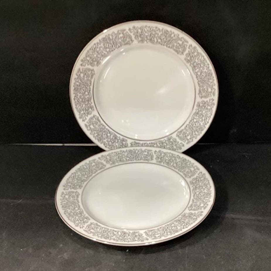 Brookwood Porcelain "Santiago" Salad Plates, Set of 2, Replacement Tableware - Thumbnail 2