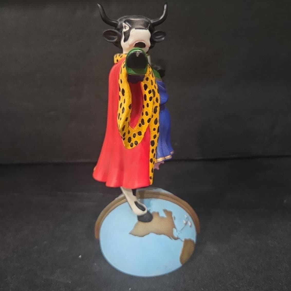 Cow Parade Cowlumbus Figurine, Westland Giftware, Statue #7730, No Box/Tag - Thumbnail 3