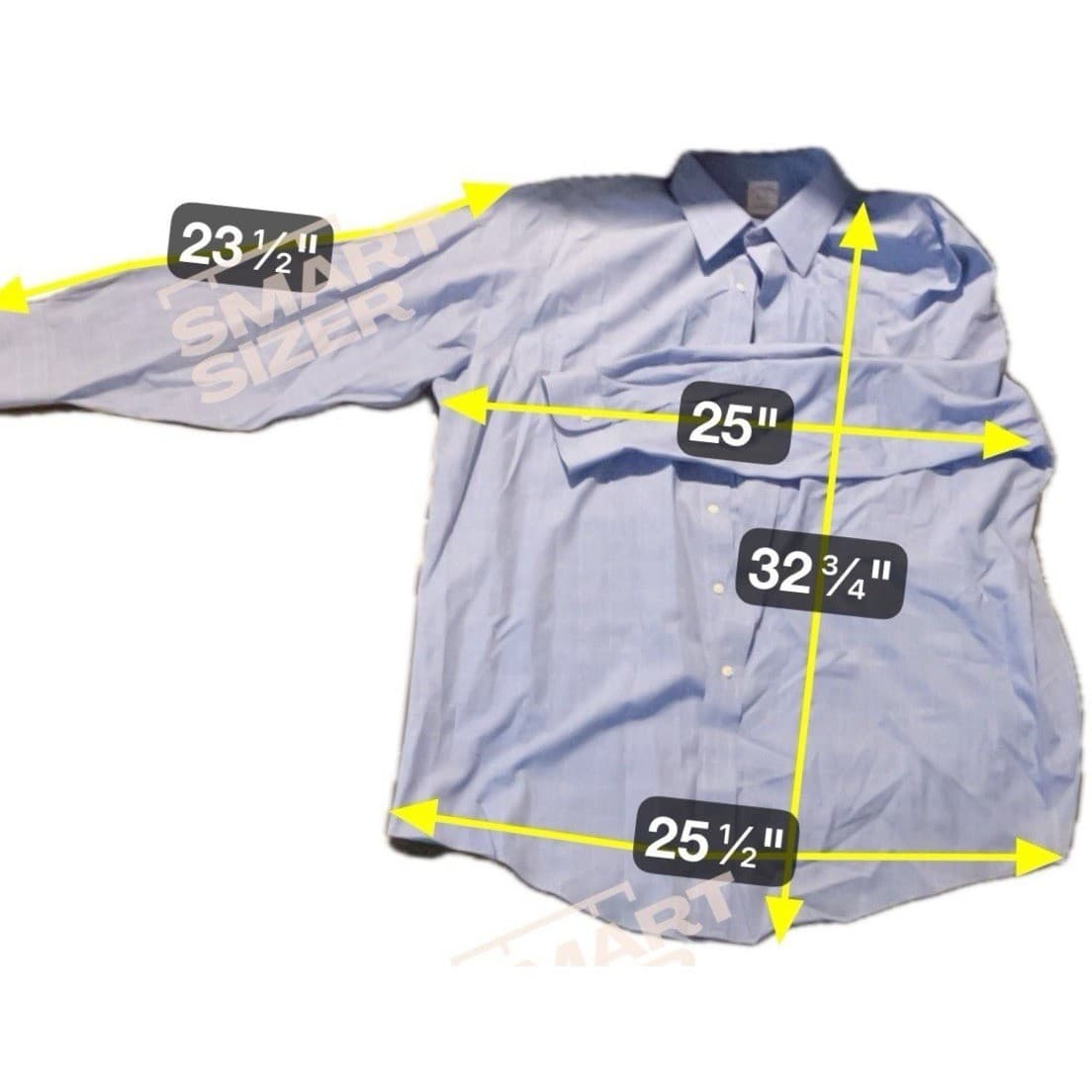Brooks Brothers Blue Glen Plaid Traditional Fit Non-Iron Dress Shirt Men's 17-33 - Thumbnail 2