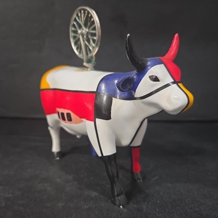 Cow Parade Mooma Figurine, Westland Giftware, Collectible #9175, No Box/Tag - Thumbnail 3