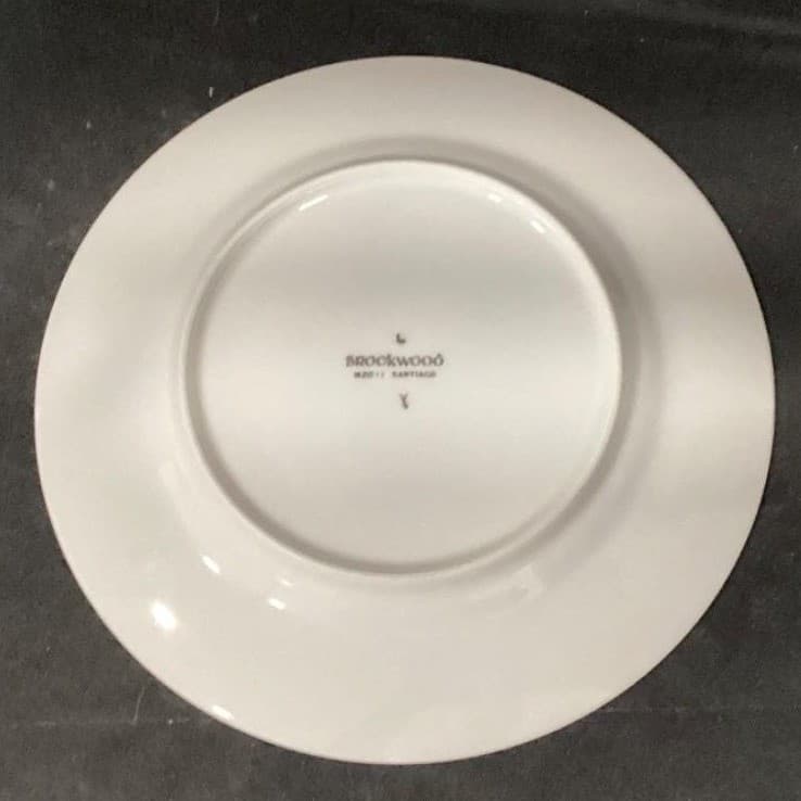 Brookwood Porcelain "Santiago" Salad Plates, Set of 2, Replacement Tableware - Thumbnail 4