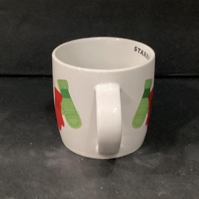 Starbucks Holiday Mittens Coffee Cup, Red Green White Winter Mug, Drinkware - Thumbnail 11