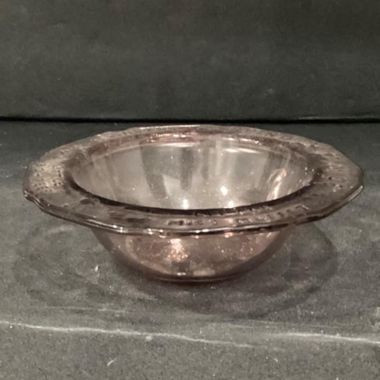 Indiana Glass Tiara Pink Mother Goose Nursery Rhyme Child's Bowl, Replacement - Thumbnail 9