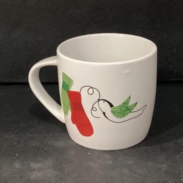 Starbucks Holiday Mittens Coffee Cup, Red Green White Winter Mug, Drinkware - Thumbnail 10