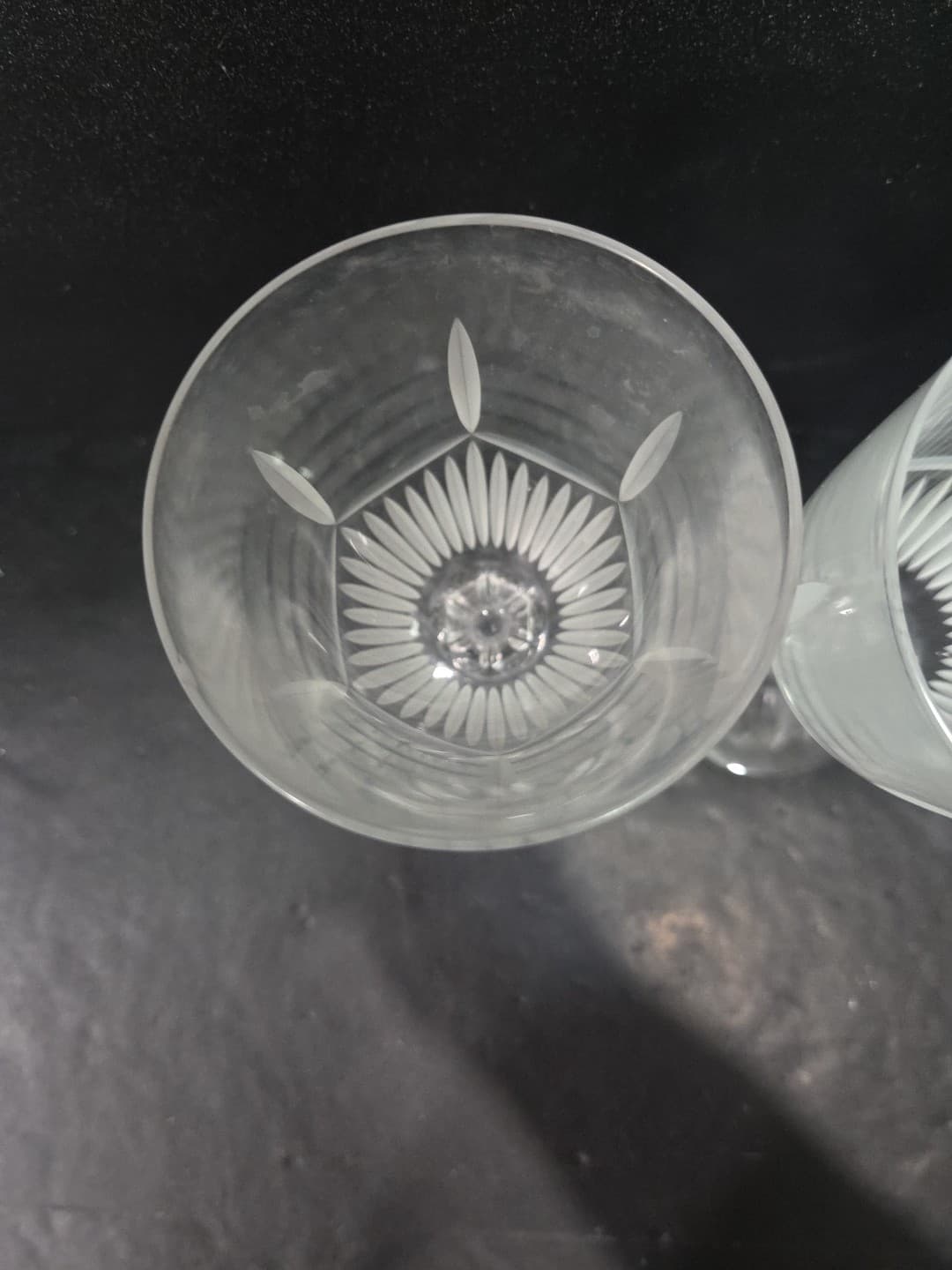 Cristal J.G. Durand Radiance Glasses, Set of 2, Frosted Iced Beverage Glasses - Thumbnail 6