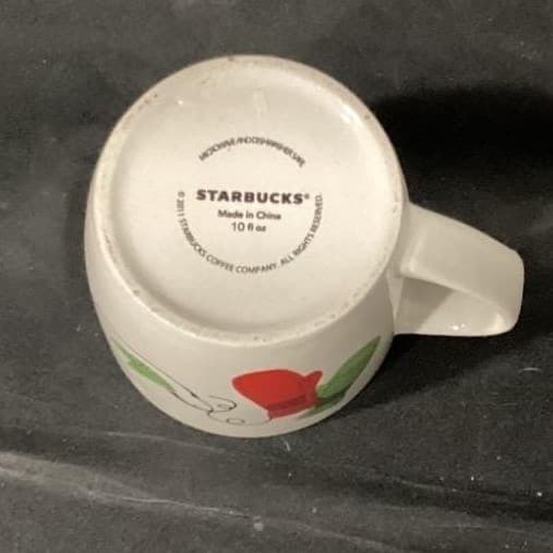 Starbucks Holiday Mittens Coffee Cup, Red Green White Winter Mug, Drinkware - Thumbnail 4