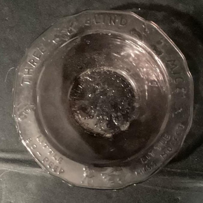 Indiana Glass Tiara Pink Mother Goose Nursery Rhyme Child's Bowl, Replacement - Thumbnail 5