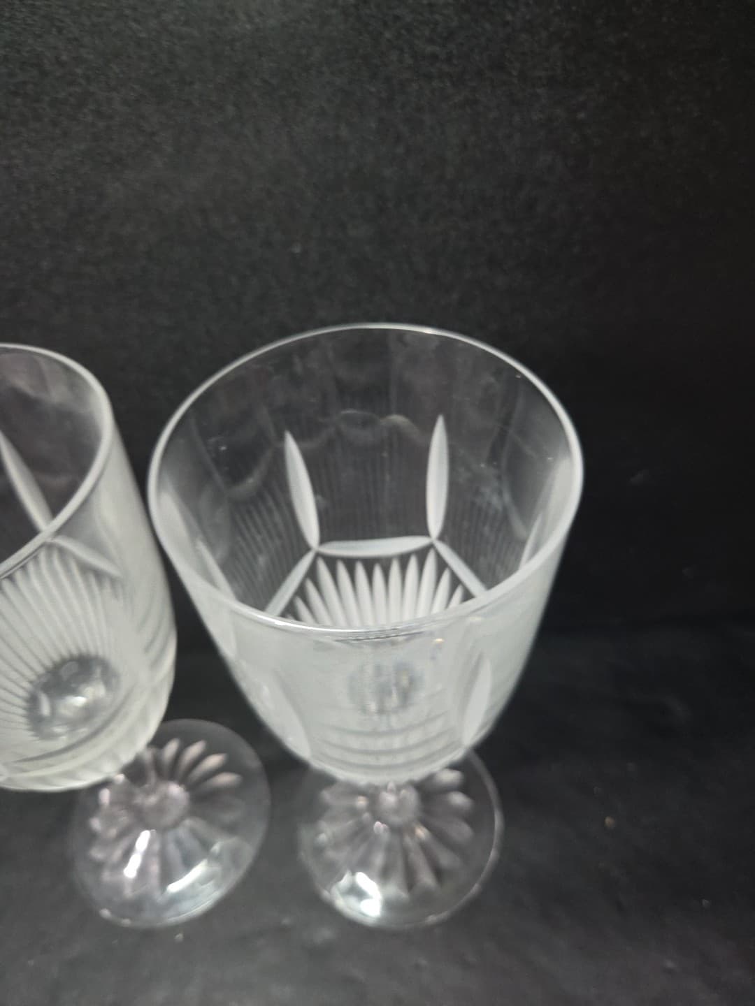 Cristal J.G. Durand Radiance Glasses, Set of 2, Frosted Iced Beverage Glasses - Thumbnail 5