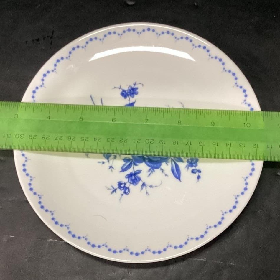 Alboth & Kaiser Bavaria Salad Plates, Set of 2, Vintage Blue Floral Tableware - Thumbnail 6