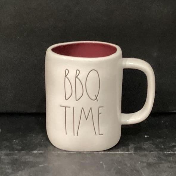 Rae Dunn BBQ Time Coffee Cup, Ceramic Artisan Collection, Replacement 16oz Mug - Thumbnail 2