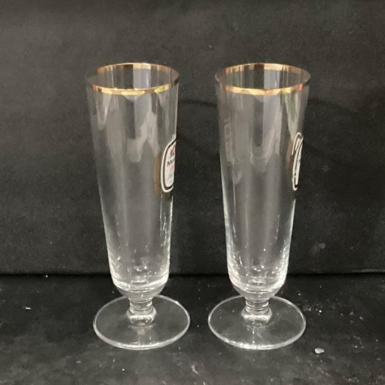 Maisel's Diat Pilsner Beer Glasses, Set of 2, Vintage Bayreuth Brewery Glassware - Thumbnail 9