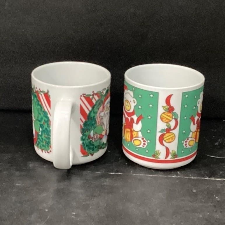 Houston Foods Christmas Coffee Cups, Set of 2, Santa Clause & Teddy Bear Design - Thumbnail 10