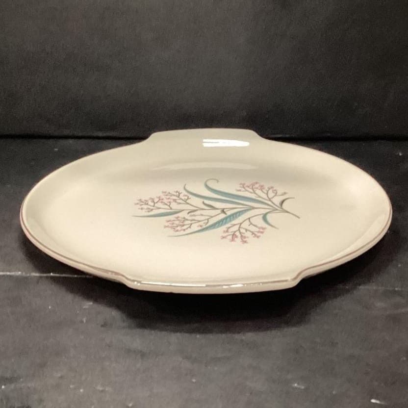 Alliance China Regal Handled Serving Tray, Vintage Hand Decorated Floral Design - Thumbnail 8