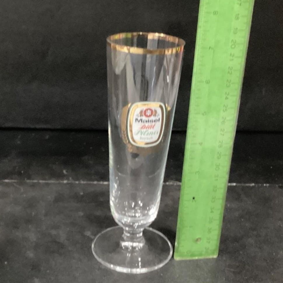 Maisel's Diat Pilsner Beer Glasses, Set of 2, Vintage Bayreuth Brewery Glassware - Thumbnail 6