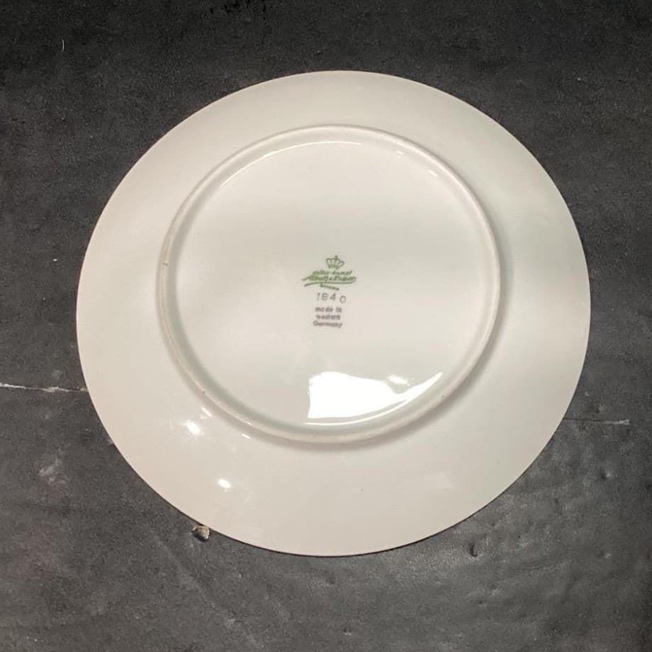 Alboth & Kaiser Bavaria Salad Plates, Set of 2, Vintage Blue Floral Tableware - Thumbnail 4