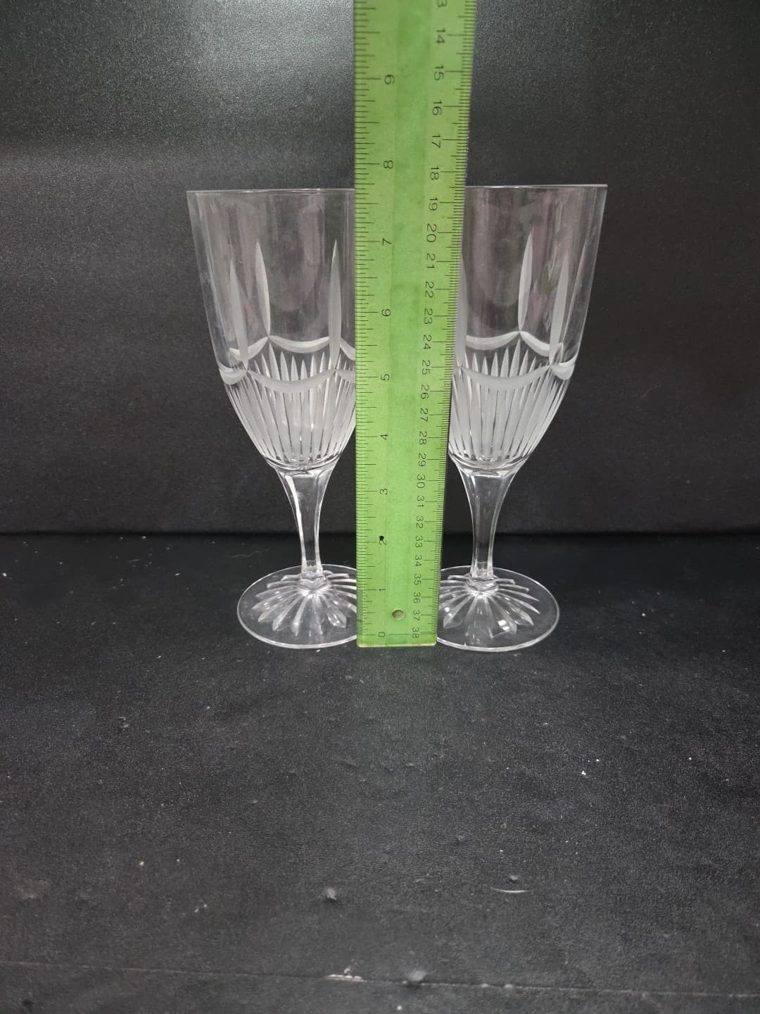 Cristal J.G. Durand Radiance Glasses, Set of 2, Frosted Iced Beverage Glasses - Thumbnail 8