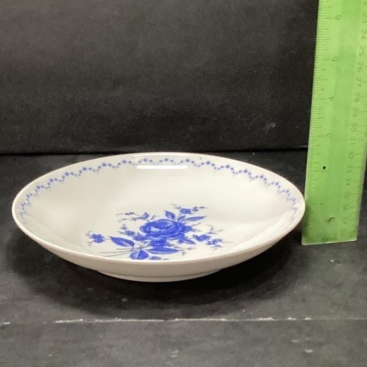 Alboth & Kaiser Bavaria Salad Bowls, Set of 2, Vintage Blue Floral Tableware - Thumbnail 6
