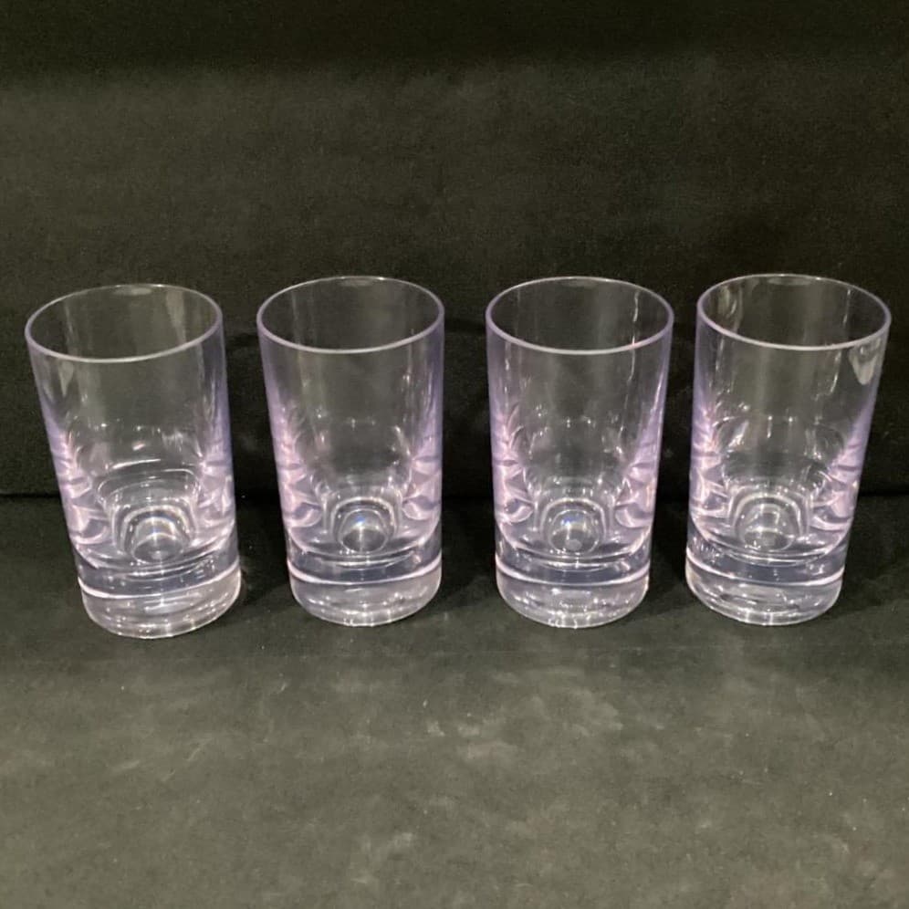 Tommy Bahama Purple Clear Acrylic Tumblers Set Of 4 BPA FREE Indoor/Outdoor - Thumbnail 12