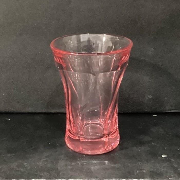 Fostoria Pink Jamestown Flat Tumbler, Vintage 10oz Cocktail Glass, Drinkware - Thumbnail 11