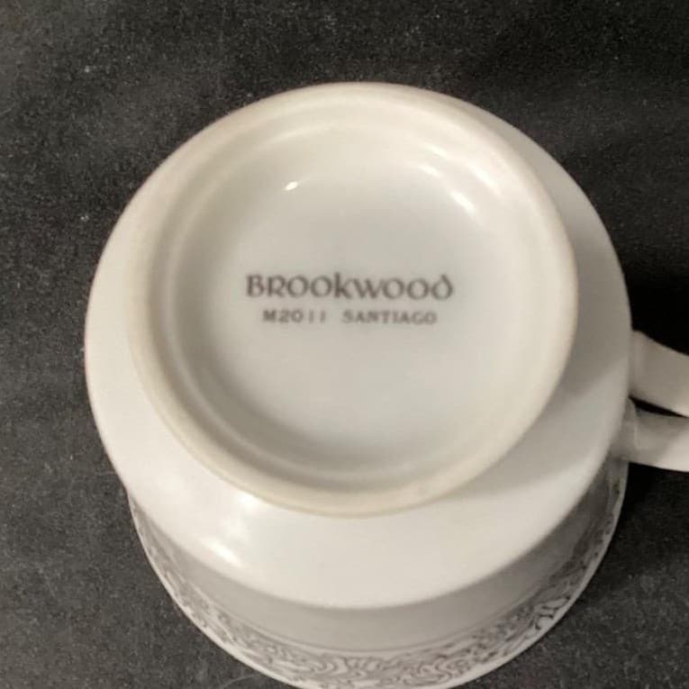 Brookwood Porcelain by Interpace Corporation M2001 Santiago 2 Cups & Saucers - Thumbnail 5